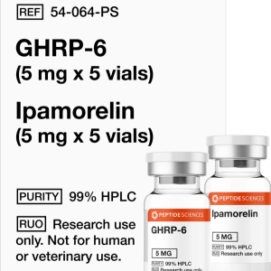 GHRP-6 (5mg x 5) and Ipamorelin (5mg x 5)